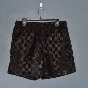 Forever 21 Checker Board pattern soccer shorts size men's L, 5.5" inseam, new